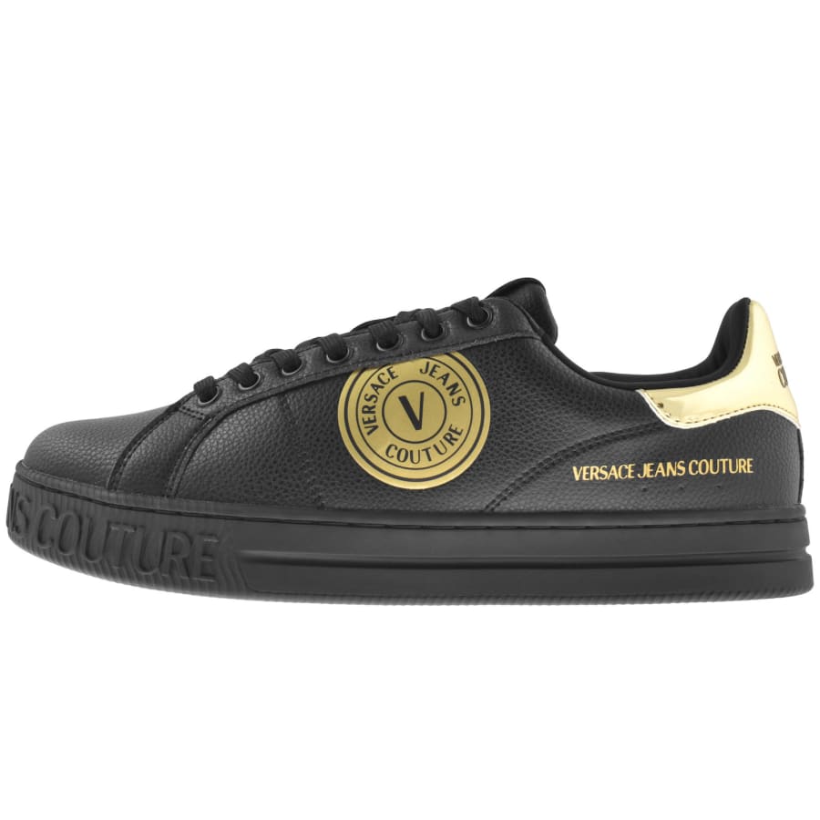Versace jeans black trainers new arrivals